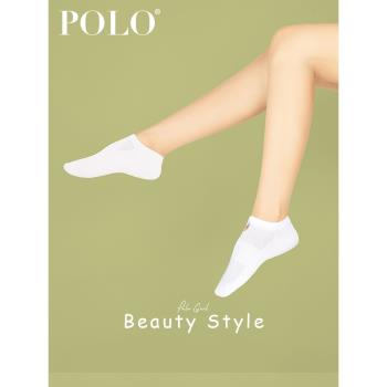 Polo網面女個性潮流吸汗透氣襪子