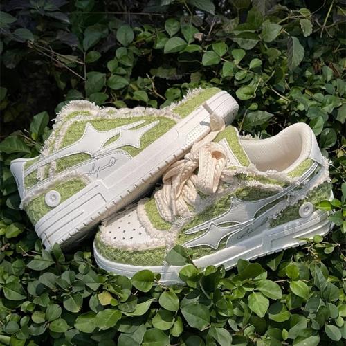 潮牌春回大地男款小眾休閑鞋子