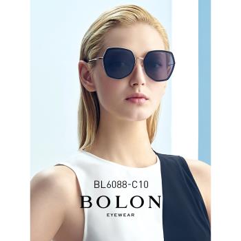 BOLON暴龍新款太陽鏡潮流多邊形墨鏡金屬框偏光眼鏡女BL6088