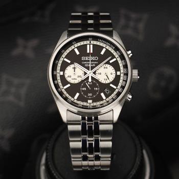 SEIKO 精工 CS系列熊貓錶計時手錶-41.5mm(SSB429P1/8T63-00W0D)