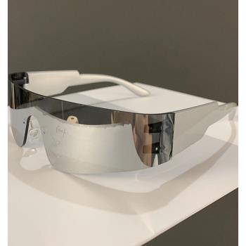 賽博朋克眼鏡未來科技復古墨鏡蹦迪潮流街拍騎行裝備運動太陽眼鏡