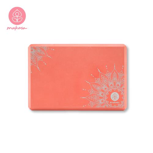 [Mukasa] EVA瑜珈磚 - 橘底/曼陀羅 (切角) - MUK-23423