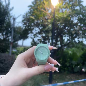 手錶女款兒童中學生男生小眾高顏值顯白潮流簡約氣質考試用石英錶