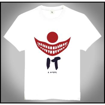 Stephen Kings It T-shirt 白色 電影 小丑回魂 T恤 歐美潮流T恤