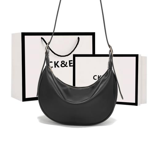 ck&eq新月包斜挎包女2024新款高級感小眾餃子包軟皮單肩腋下包