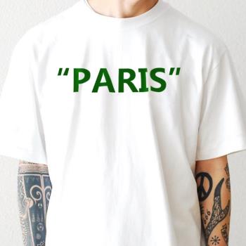 潮流青春PARIS 270g圓領短袖T恤