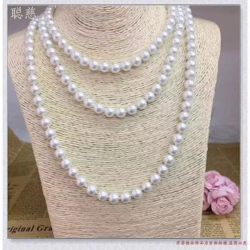 時尚新款韓版潮流多層珍珠項鏈