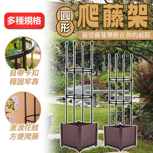 【匠藝家居】花架 爬藤架 支撐架 種植架 花支撐架 鐵藝花支架 月季花架 植物攀爬架 植物支撐桿 支柱 園藝支架【包塑鋼管 安裝簡單】