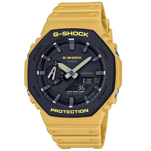 【CASIO 卡西歐】G-SHOCK 八角軍事手錶 GA-2110SU-9A _45.4mm