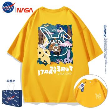 nasa潮流上衣卡通印花短袖T恤