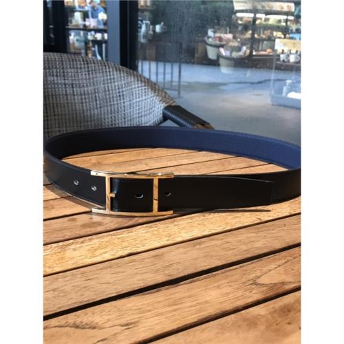 時尚潮流H扣男女皮帶真皮頭層純牛皮腰帶男平滑扣百搭愛馬H家工字