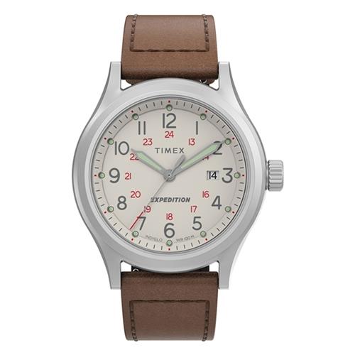 【TIMEX】天美時 遠征系列 經典手錶  (米x棕色 TXTW2V07300)