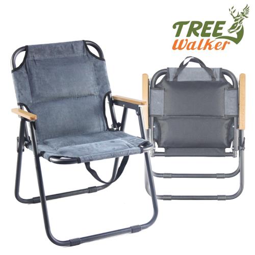 TreeWalker 單人折疊露營椅(抗撕裂牛津布)-麂皮灰