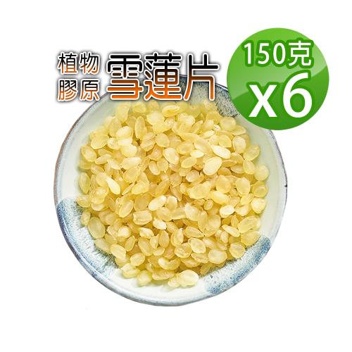【蔘大王】雪蓮片（150gX6）皂角米 低卡飽足 素食燕窩