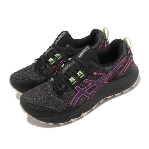 Asics 越野跑鞋 GEL-Sonoma 7 GTX 女鞋 黑 灰 紫 防水 戶外 亞瑟膠 運動鞋 亞瑟士 1012B414020