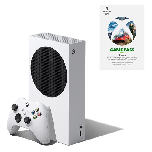 微軟 Xbox Series S 512GB 數位版遊戲主機 (贈XBOX GAME PASS 終極版 3個月實體卡*1)