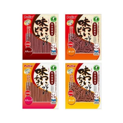日本Petio派地奧-美味牛肉條/美味雞肉條 250g 