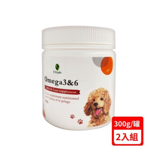 活麗速-爆毛粉Omega 3&amp;6 skin&amp;coat supplement 300g (YA100-1) X(2入組)