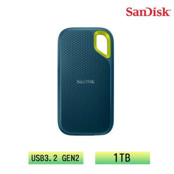 SanDisk E61 1TB 2.5吋行動固態硬碟 SDSSDE61-1T00-G25M (夜幕綠)
