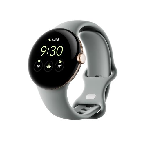 Google Pixel Watch LTE  香檳金錶殼/霧灰色錶帶
