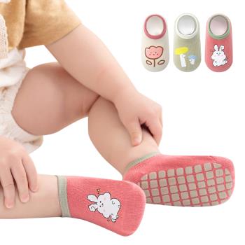 Colorland-3雙入童襪 寶寶襪子 春夏卡通兒童襪 嬰兒襪子 兒童止滑襪