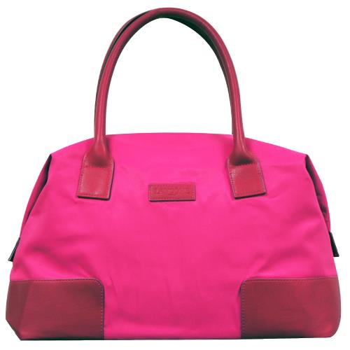 加購特降【LANCOME蘭蔻】法式時尚旅行大包 桃紅