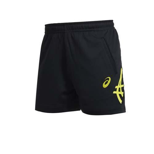 ASICS 男短版針織短褲-三分褲 慢跑 運動 亞瑟士 台灣製 吸濕排汗