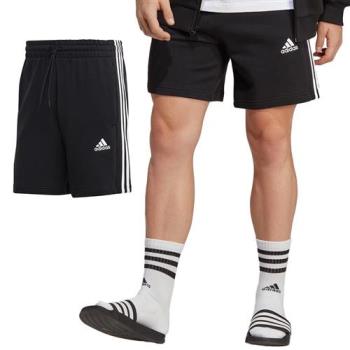 Adidas M 3S FT SHO 男 黑 訓練 柔軟 棉質 舒適 休閒 運動 短褲 IC9435
