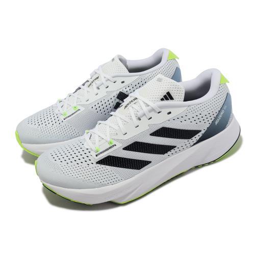 adidas 慢跑鞋 Adizero SL 男鞋 白 黑 緩震 路跑 馬拉松 運動鞋 愛迪達 ID6922