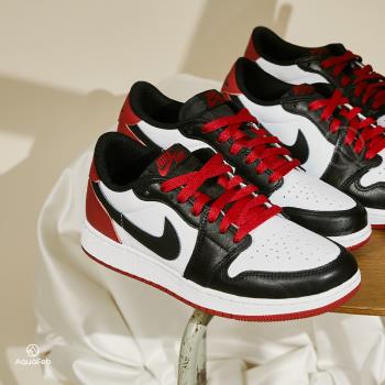 Nike Air Jordan 1 Low OG 大童 黑紅 黑腳趾 芝加哥 喬丹 休閒鞋 CZ0858-106
