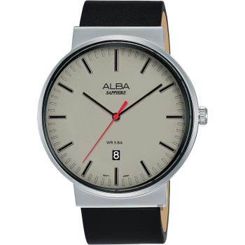 ALBA 雅柏 主張型男時尚手錶-灰/44mm AS9H45X1 VJ42-X269Z