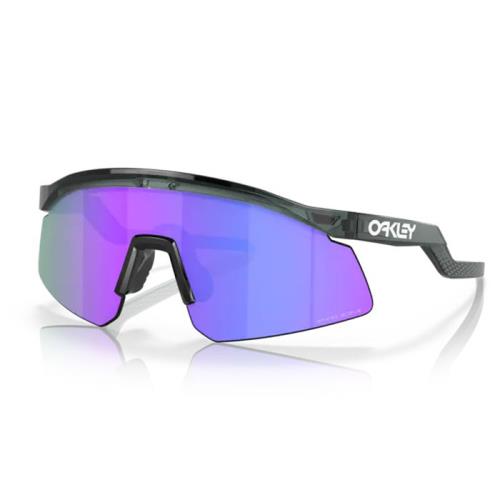【OAKLEY】奧克力 Hydra 包覆式墨鏡 OO9229 04 37mm 運動太陽眼鏡 透明黑框/水銀紫色鏡片