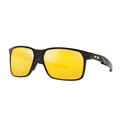 【OAKLEY】奧克力 Portal 方框墨鏡 偏光太陽眼鏡 OO9460 15 59mm 黑框/偏光水銀金鏡片