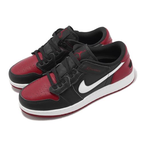 Nike Air Jordan 1 Low FlyEase GS 黑紅AJ1 女鞋大童鞋DN4639-066|休閒