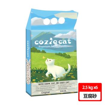 【Cozie cat】豆腐砂 8L 6包組(原味/綠茶/活性碳)