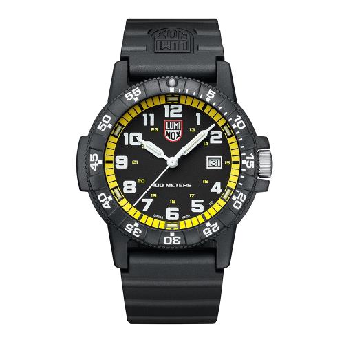 LUMINOX 雷明時Leatherback Sea Turtle Giant革龜運動腕錶 – 黃 / 0325