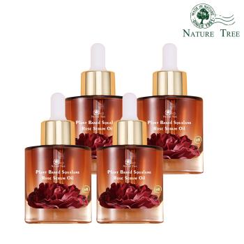 Nature Tree 甘蔗角鯊烷極萃全效玫瑰油 30ml 4入