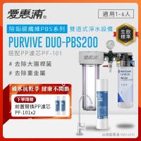 EVERPURE愛惠浦 櫥下型 PURVIVE Duo-PBS200無鉛龍頭兩道式生飲淨水器(前置PP)