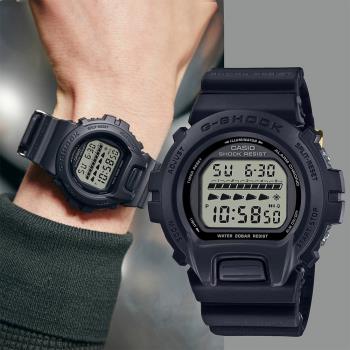 CASIO 卡西歐 G-SHOCK 40周年全黑限量版手錶(DW-6640RE-1)