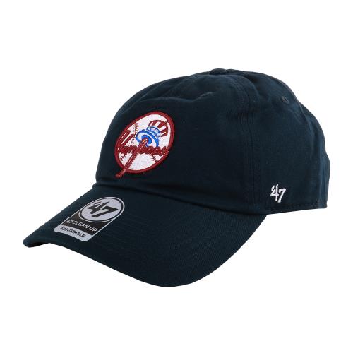 NEW ERA  - 47品牌洋基徽章LOGO 棒球帽(海軍藍)