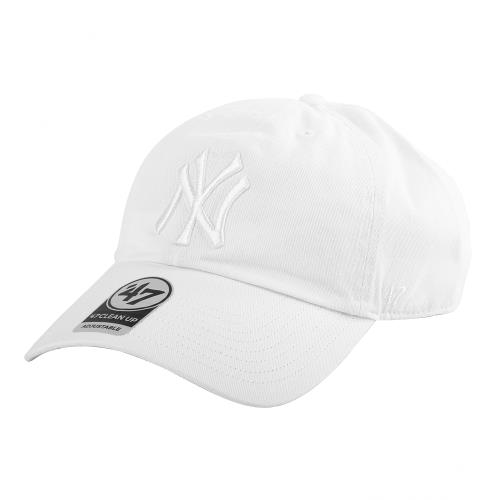 47BRAND-NY 白繡線第47章 中性棒球帽(象牙白)