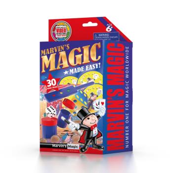 英國魔術專家Marvins Magic : 6歲掌握技巧 馬文的30個口袋魔術 第3套（紅）含影片和中文操作App MME3003