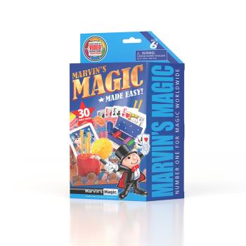 英國魔術專家Marvins Magic : 6歲掌握技巧 馬文的30個口袋魔術 第1套（藍）含影片和中文操作App MME3001