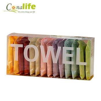 Conalife 2入組 - 拋棄式旅行壓縮毛巾14枚套組