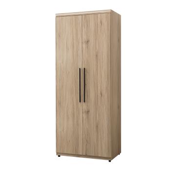 【唯熙傢俱】維拉橡木色2.5尺衣櫃