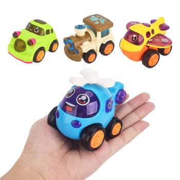 Colorland-慣性玩具車 4組入兒童玩具車 寶寶玩具 滑行車 迴力車 小汽車 小火車 小飛機 直升機