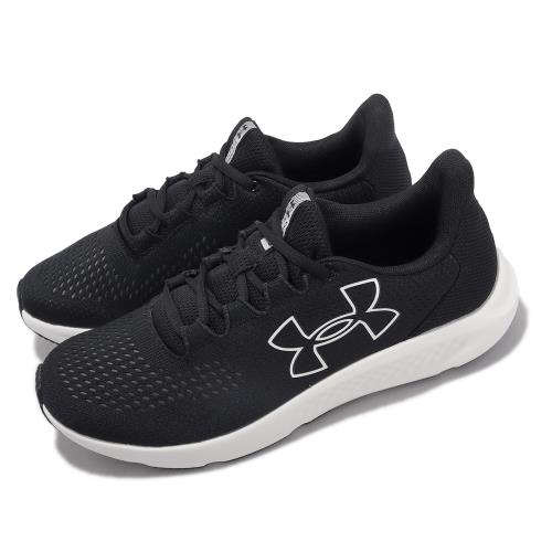 Under Armour 慢跑鞋 Charged Pursuit 3 BL 男鞋 黑 白 緩震 運動鞋 UA 3026518001