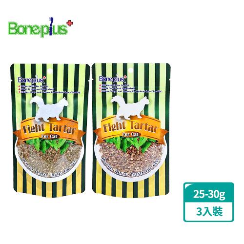 Bone Plus 貓專用極細貓薄荷葉/木天蓼蟲癭果實細粒25-30gx3(貓零食、貓薄荷、貓紓壓)