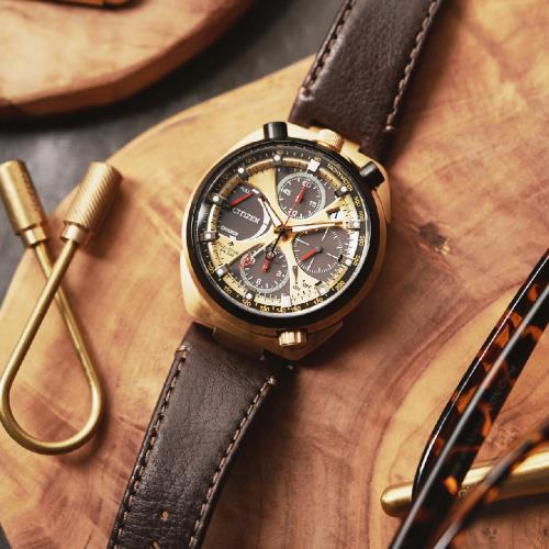 CITIZEN 星辰 PROMASTER Tsuno Chrono 50週年限定款光動能計時錶/44.5mm/AV0072-01X