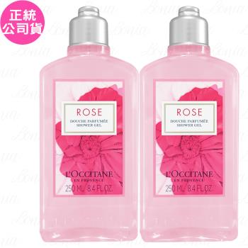 LOCCITANE 歐舒丹 玫瑰沐浴膠(250ml)*2(公司貨)